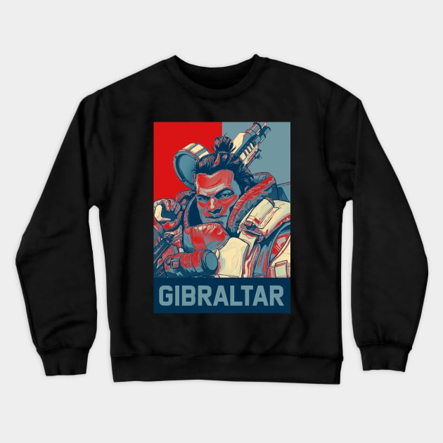 Gibraltar apex legends Crewneck Sweatshirt by mrcatguys